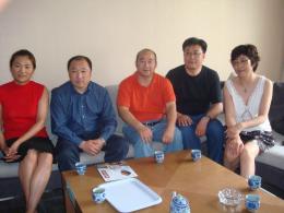 与卢禹舜、范扬、潘金玲等老师在北京